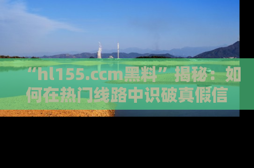 “hl155.ccm黑料”揭秘：如何在热门线路中识破真假信息