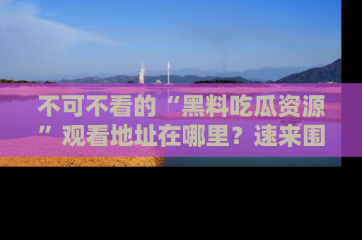 不可不看的“黑料吃瓜资源”观看地址在哪里？速来围观吧！