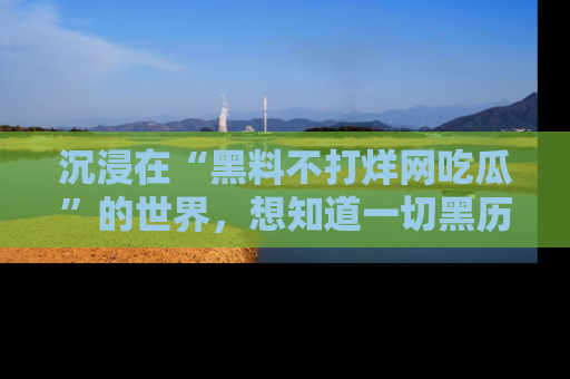 沉浸在“黑料不打烊网吃瓜”的世界，想知道一切黑历史与内幕信息的网站！
