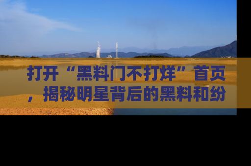 打开“黑料门不打烊”首页，揭秘明星背后的黑料和纷争真相！