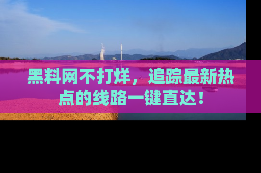 黑料网不打烊，追踪最新热点的线路一键直达！